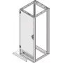 SCHROFF Soporte de bisagra de puerta 33mm RAL 7021 Gris antracita acero para armarios 27230060