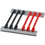SCHROFF Kit de accesorios para guía de patín 160TE 2mm Rojo (pack de 10) 24568363