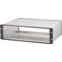 SCHROFF ratiopacPRO 3U 84HP carcasa de sobremesa de 435mm de profundidad, gris claro 24571443
