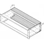 Schroff Panel posterior para subrack, 3U 84HP, 220 mm de profundidad, Acero, Galvanizado 34561752