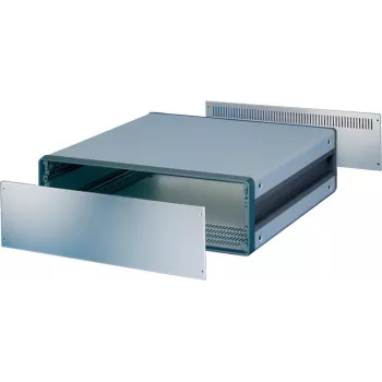 SCHROFF panel posterior 4U 42HP aluminio cromado transparente (30823033)