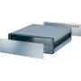 SCHROFF panel posterior 4U 42HP aluminio cromado transparente (30823033)