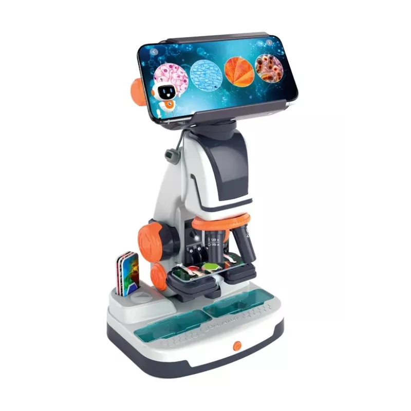 Scientific Fun microscopio digital interactivo con IA y cámara Wi-Fi Clementoni 50406
