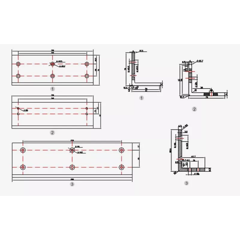 SCOT BK-1500ZL soporte de montaje