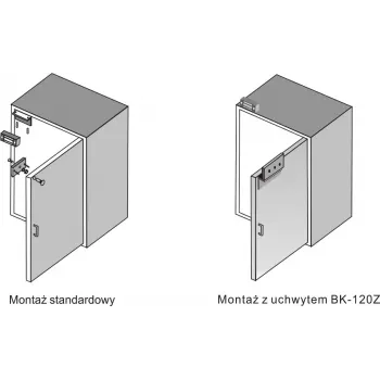 Cerradura electromagnética SCOT EL-120 120kg (260lbs) 12V DC Fail-Safe montaje en superficie