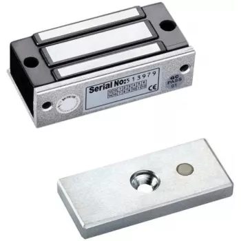 Cerradura electromagnética SCOT EL-120 120kg (260lbs) 12V DC Fail-Safe montaje en superficie