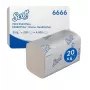 Scott Essential toallas de papel intercaladas 6666, 2 capas, blanco, 4000 hojas (15 paquetes de 267)