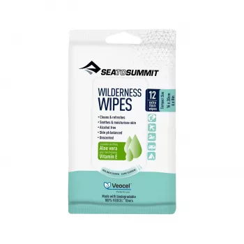Sea to Summit Wilderness Wipes 12 toallitas húmedas compostables