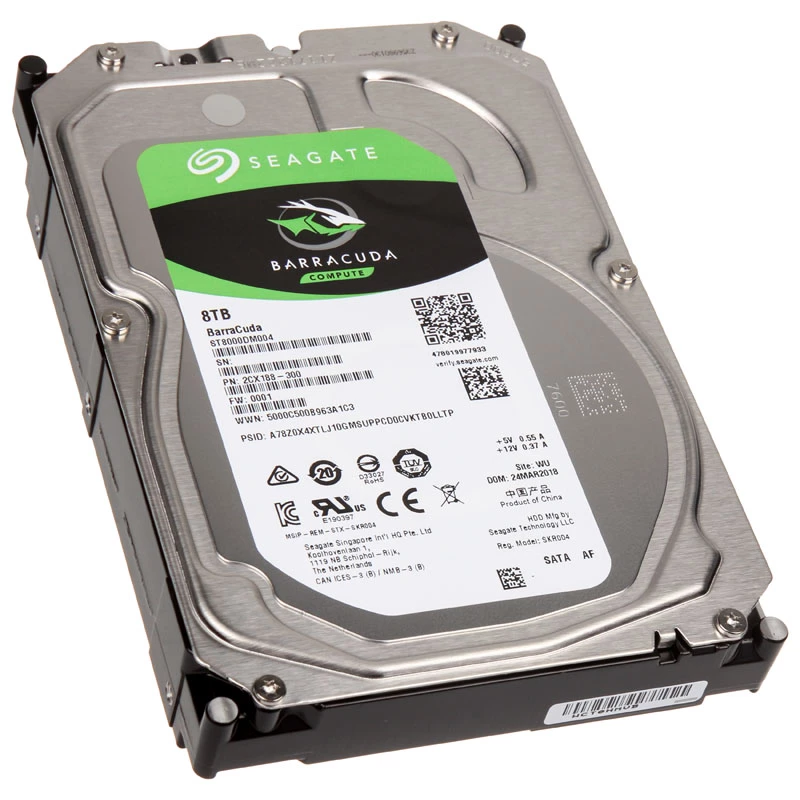 Seagate Barracuda ST8000DM004 8 TB disco duro interno de 3,5 pulgadas SATA III 5400 rpm 256 MB caché