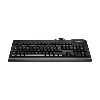 Teclado USB SEAL SHIELD Silver Seal SSKSV108DE Negro 100% resistente al agua y al polvo, apto para lavavajillas