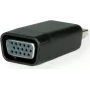 SECOMP STANDARD Adaptador HDMI a VGA con audio, HDMI macho a VGA hembra, Full HD 1080p, negro S3208