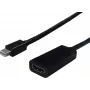 SECOMP STANDARD adaptador Mini DisplayPort a HDMI, 4K, dorado, negro S3206