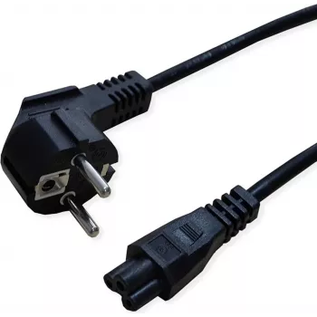 SECOMP STANDARD cable de alimentación, conector hembra de portátil de 3 polos, negro, 1,8 m (S2308)
