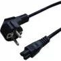 SECOMP STANDARD cable de alimentación, conector hembra de portátil de 3 polos, negro, 1,8 m (S2308)