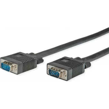 Cable SVGA SECOMP STANDARD HD15 ST - ST, negro, 10 m (S3605)