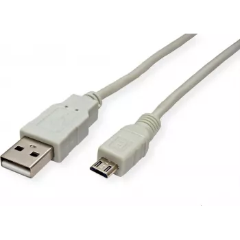 SECOMP STANDARD cable USB 2.0, conector macho USB A a conector macho Micro USB B, 3 m, negro S3153