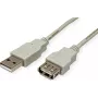 SECOMP STANDARD cable alargador USB 2.0, Type-A conector macho a conector hembra, beige, 0,8 m (S3111)