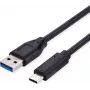 SECOMP Standard cable USB 3.2 Gen 1, USB A a C, 0,5 m, negro (S3015)