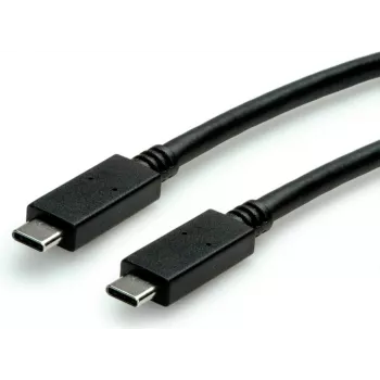 Cable USB 3.2 Gen 2 SECOMP STANDARD, E-Mark, USB-C a USB-C, recto, 10 Gbit/s, 100W, negro, 1 m (S3521)