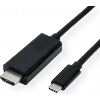 SECOMP Cable adaptador USB-C a HDMI, 4K, 2 m, negro S3731