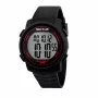 SECTOR MAN R3251543001 (44mm) reloj de cuarzo - esfera negra, correa de silicona