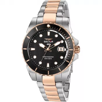SECTOR MAN R3253276002 41 mm Acero inoxidable Reloj de cuarzo Esfera azul Pulsera milanesa plateada