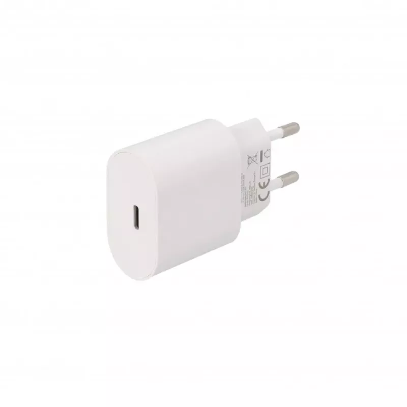SEEK TOTI 20W USB-C PD cargador de pared portátil de carga rápida, blanco