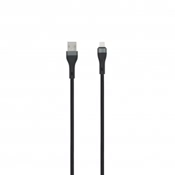 SEEK TOTI cable trenzado USB-A a Lightning 2m 2A (Non-MFI) negro