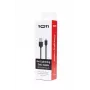 SEEK TOTI cable de datos USB-A a Lightning 2m PVC 2A (non-MFI), negro