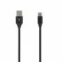 SEEK TOTI cable trenzado USB A a Micro USB 2m 2A, negro