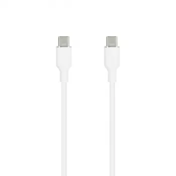 SEEK TOTI cable de silicona USB-C a USB-C 1m 3A blanco