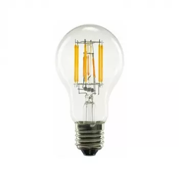 SEGULA bombilla LED de filamento E27 6,5W 2200K regulable G95 transparente