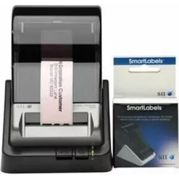 Seiko Instruments etiquetas térmicas directas rosa para Smart Label Printer 100, 120, 200, 220, 620, 650SE, EZ30, Pro (54 mm x 101 mm, 220 etiquetas/rollo, 1 rollo) 42100602