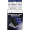Seiko SLP-2RLC Etiquetas de dirección transparentes 28x89mm, 2 rollos, 260 etiquetas, Blanco, adhesivo permanente, térmica directa, para Smart Label Printer
