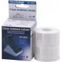 Seiko SLP-2RLC Etiquetas de dirección transparentes 28x89mm, 2 rollos, 260 etiquetas, Blanco, adhesivo permanente, térmica directa, para Smart Label Printer