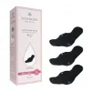 Selenacare Compresas lavables (pack de 3) - Compresas menstruales reutilizables de absorción normal, tejido suave de bambú y carbón, PUL impermeable, lavables a máquina, certificado Oeko-Tex