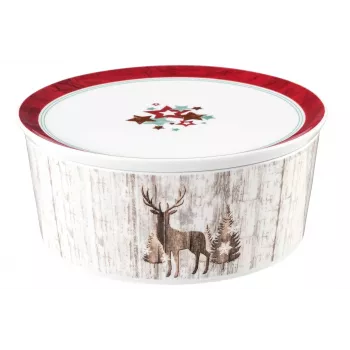 SELTMANN LIFE CHRISTMAS bandeja de servir con tapa 21x9 cm