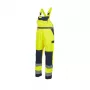 Conjunto de ropa de trabajo de alta visibilidad semi-combinación clase 3, amarillo fluorescente/azul marino, talla M