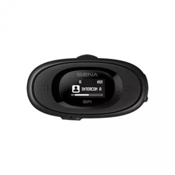 SENA 5R sistema de comunicación Bluetooth para moto, basado en A20, negro
