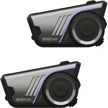 SENA 60S Dual Pack Intercom Bluetooth y Mesh para moto con audio Harman Kardon