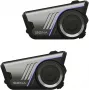 SENA 60S Dual Pack Intercom Bluetooth y Mesh para moto con audio Harman Kardon