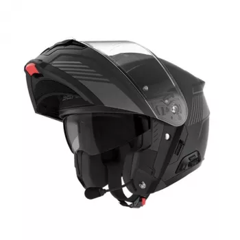 SENA SPECTER Casco modular inteligente con intercom Mesh, negro mate, talla S