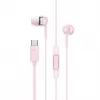 Auriculares in-ear con cable Sennheiser CX 80U con micrófono y mando en línea, Sakura Pink, 17 Hz - 20 kHz