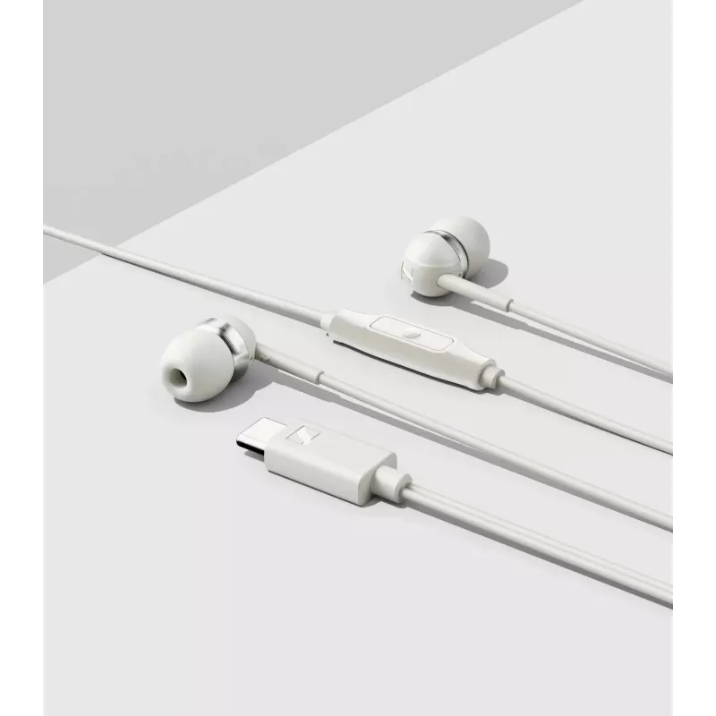 Auriculares in-ear Sennheiser CX 80U USB-C con micrófono, blancos