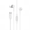 Auriculares in-ear Sennheiser CX 80U USB-C con micrófono, blancos