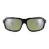 SERENGETI Gafas de sol para hombre SS571006-S - Montura Satin Black, lentes Drivers Gold, 63/17/130 mm