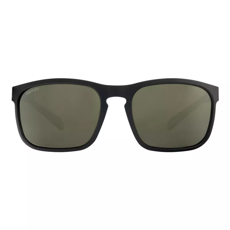 SERENGETI Gafas de sol para hombre SS750001-S - Lente mineral polarizada fotocromática, montura envolvente rectangular