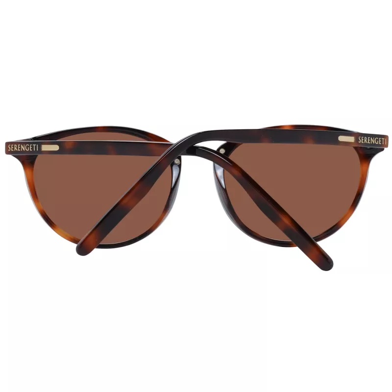 SERENGETI Gafas de sol mujer 8844 - ojo de gato / mariposa, fotocromáticas, polarizadas, lente Drivers Brown, montura negro brillante