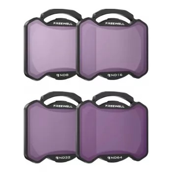Set de 4 filtros ND8,16,32,64 Freewell para DJI Avata 2