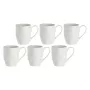 Set de 6 tazas de porcelana LA PORCELLANA BIANCA Bianca Collection